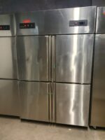 Double Stainless Steel Fridge and Freezer - Image 2