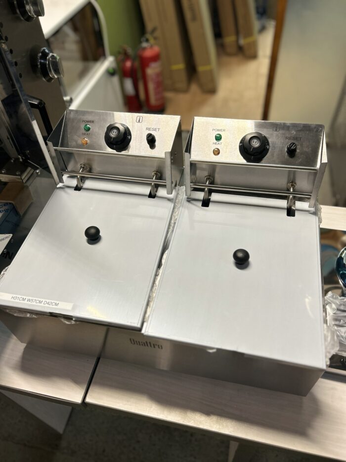 Twin tank 2 x 9 litre commercial electric fryer - Image 5