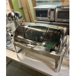 Chafing Dish - Roll top Glass window  9 litre
