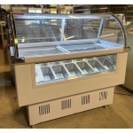 Ice cream display showcase