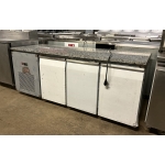 KAZ 3 Door Marble Top Prep Counter
