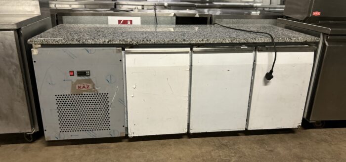 KAZ 3 Door Marble Top Prep Counter - Image 2