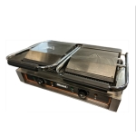 Double Panini machine (ridged plate)
