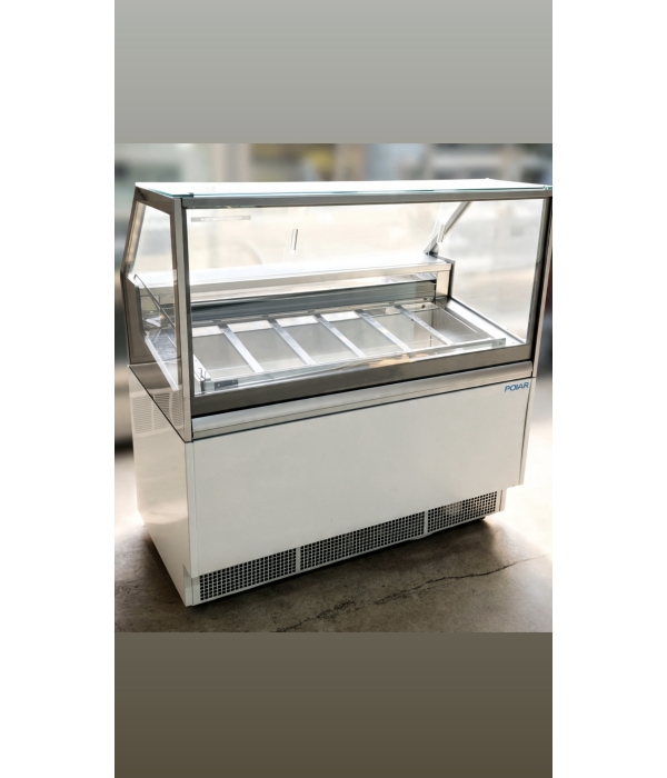 Polar 6 Pan Ice Cream Serve Over Cabinet Freezer - Image 5