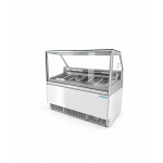 Polar 6 Pan Ice Cream Serve Over Cabinet Freezer