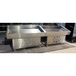 Stainless steel seafood/fish display table - Image 2